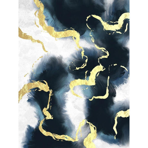 Electric Fusion 1 Black Modern Wood Framed Art Print by Prime, Marcus