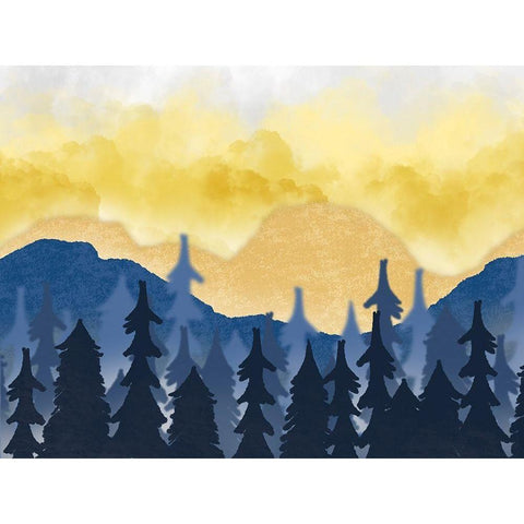 Skyward Journey 1 Black Modern Wood Framed Art Print with Double Matting by Prime, Marcus