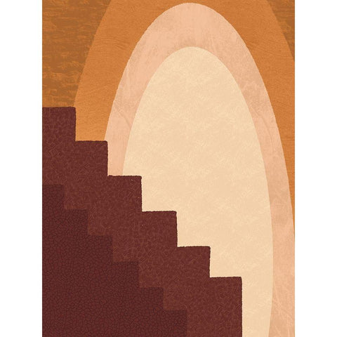 Descending Path 1 White Modern Wood Framed Art Print by Prime, Marcus