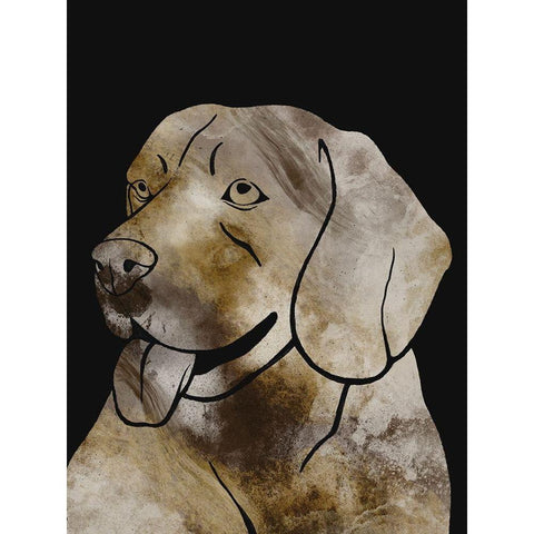 Doggy Wonders 1 Black Modern Wood Framed Art Print by Prime, Marcus