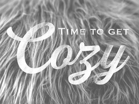 Cozy Time White Modern Wood Framed Art Print with Double Matting by Prime, Marcus