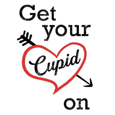 Get Cupid On White Modern Wood Framed Art Print by Prime, Marcus