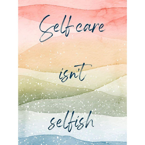 Self Care Gold Ornate Wood Framed Art Print with Double Matting by Prime, Marcus