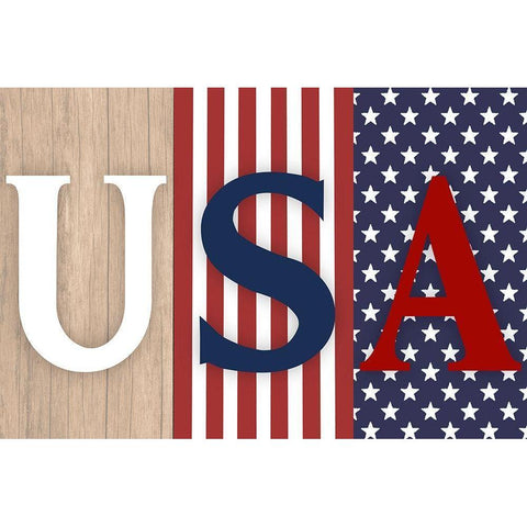 Old Time USA White Modern Wood Framed Art Print by Prime, Marcus