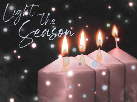 Light The Season V2 Black Modern Wood Framed Art Print by Prime, Marcus