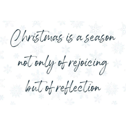 Christmas Reflection White Modern Wood Framed Art Print by Prime, Marcus