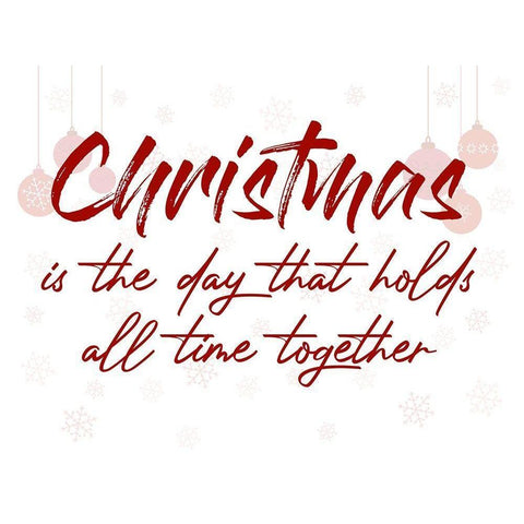 Together Christmas Black Modern Wood Framed Art Print with Double Matting by Prime, Marcus