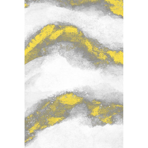 Shinning Waves 1 Gold Ornate Wood Framed Art Print with Double Matting by Prime, Marcus