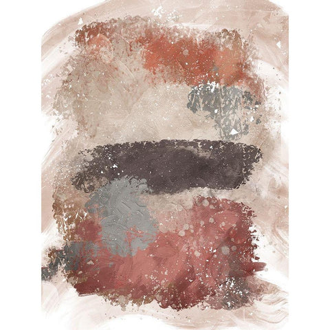 Earthy Realms Black Modern Wood Framed Art Print by Prime, Marcus