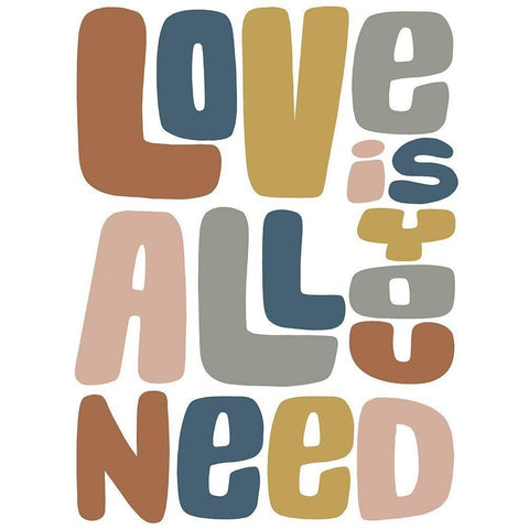 Needed Love 2 White Modern Wood Framed Art Print by Prime, Marcus