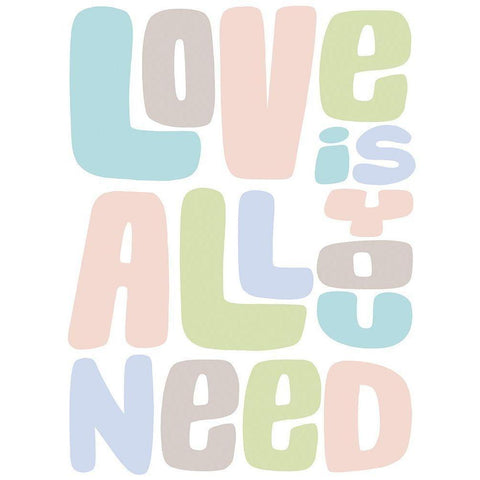 Needed Love 3 Black Modern Wood Framed Art Print with Double Matting by Prime, Marcus
