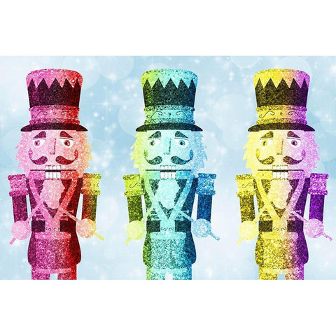 Nutcracker Glow 1 White Modern Wood Framed Art Print by Prime, Marcus