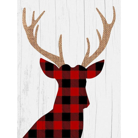 Lodge Friends 1 Black Modern Wood Framed Art Print with Double Matting by Prime, Marcus