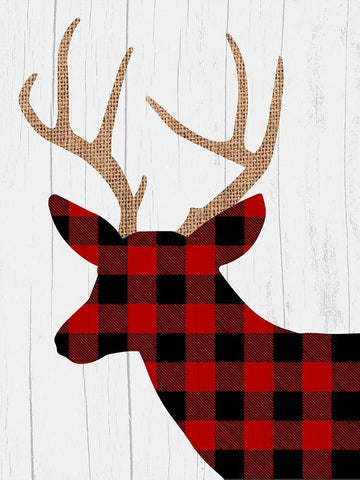 Lodge Friends 2 White Modern Wood Framed Art Print with Double Matting by Prime, Marcus