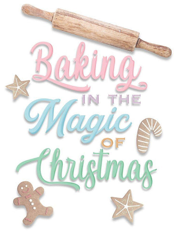 Baking The Magic 2 Black Ornate Wood Framed Art Print with Double Matting by Prime, Marcus