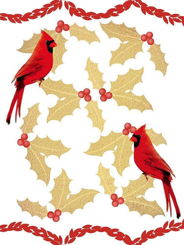 Merry Chirping White Modern Wood Framed Art Print with Double Matting by Prime, Marcus