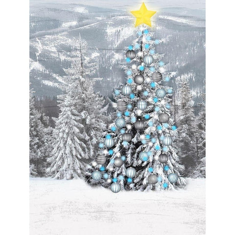 Merry And Bright Black Modern Wood Framed Art Print by Prime, Marcus