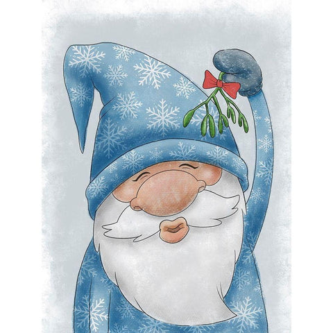 Merry Kisses 1 White Modern Wood Framed Art Print by Prime, Marcus