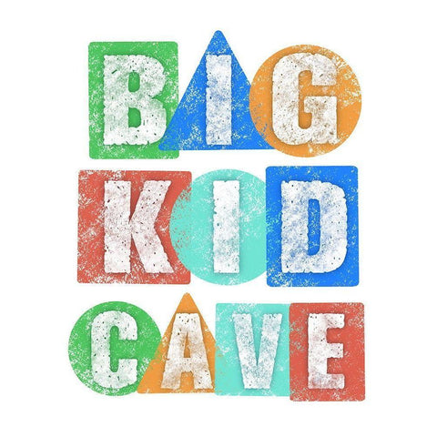 Big Kid Cave White Modern Wood Framed Art Print by Prime, Marcus