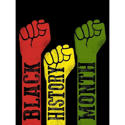 Proudful Fist Gold Ornate Wood Framed Art Print with Double Matting by Prime, Marcus