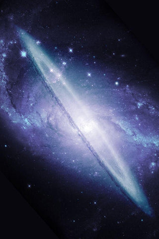 Galaxy Explosion Black Ornate Wood Framed Art Print with Double Matting by Prime, Marcus