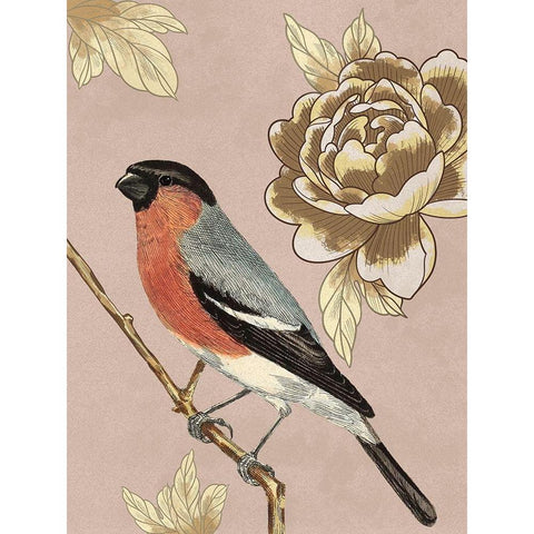 Perching Friend Gold Ornate Wood Framed Art Print with Double Matting by Prime, Marcus