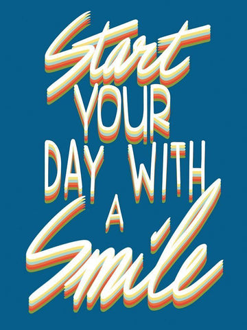 Smile Starter Black Ornate Wood Framed Art Print with Double Matting by Prime, Marcus