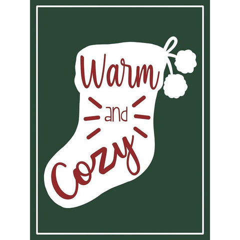 Warm And Cozy Black Modern Wood Framed Art Print with Double Matting by Prime, Marcus