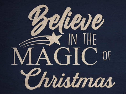Believe In Magic Black Ornate Wood Framed Art Print with Double Matting by Prime, Marcus