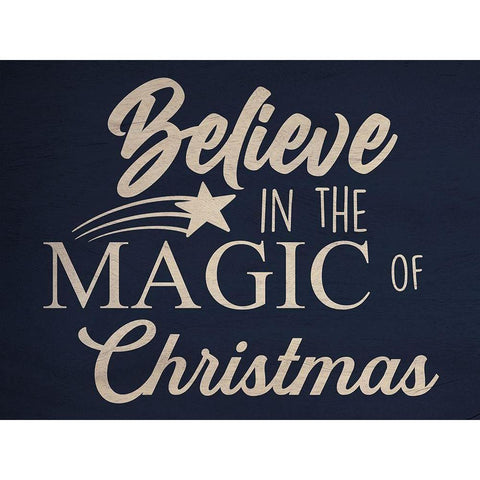 Believe In Magic Gold Ornate Wood Framed Art Print with Double Matting by Prime, Marcus