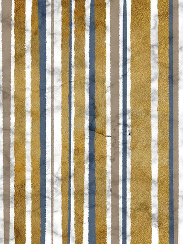 Marble Streaks White Modern Wood Framed Art Print with Double Matting by Prime, Marcus