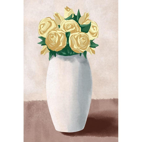 Wonderful Florals Black Modern Wood Framed Art Print by Prime, Marcus