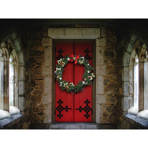 Welcoming Entry Black Modern Wood Framed Art Print with Double Matting by Prime, Marcus