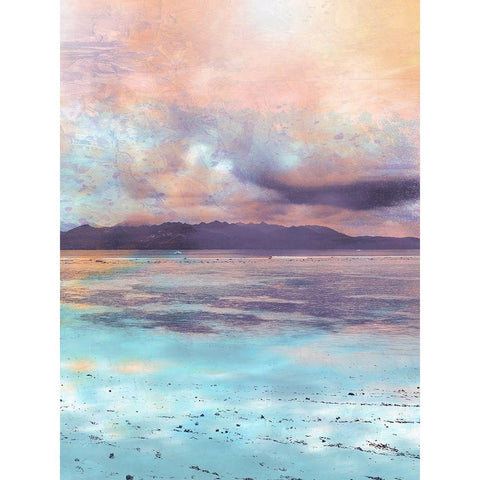 Coastal Sunset 3 Black Modern Wood Framed Art Print by Prime, Marcus