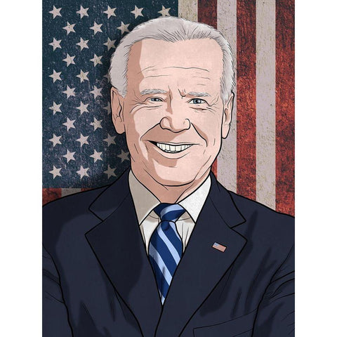 American Hope Gold Ornate Wood Framed Art Print with Double Matting by Prime, Marcus