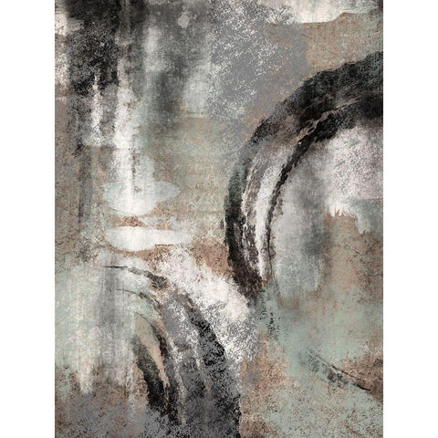 Cavernous Stains White Modern Wood Framed Art Print by Prime, Marcus
