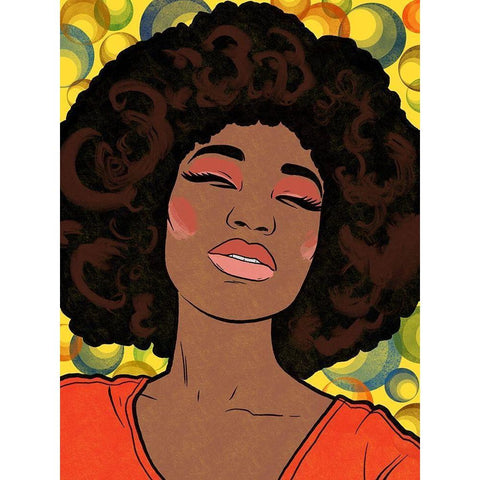 Sparkling Dancer  Black Modern Wood Framed Art Print with Double Matting by Prime, Marcus