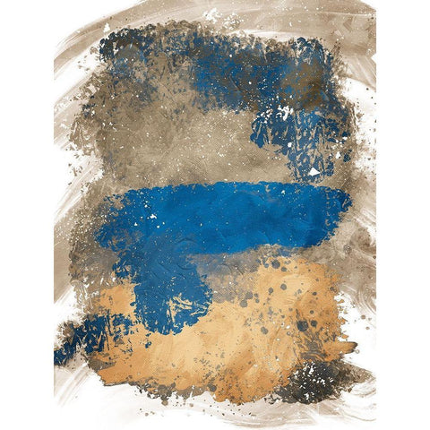 Turbulent Realms Black Modern Wood Framed Art Print with Double Matting by Prime, Marcus