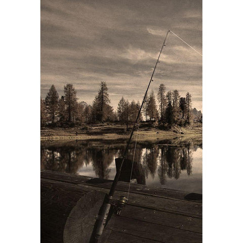 Peaceful Outing Black Modern Wood Framed Art Print by Prime, Marcus