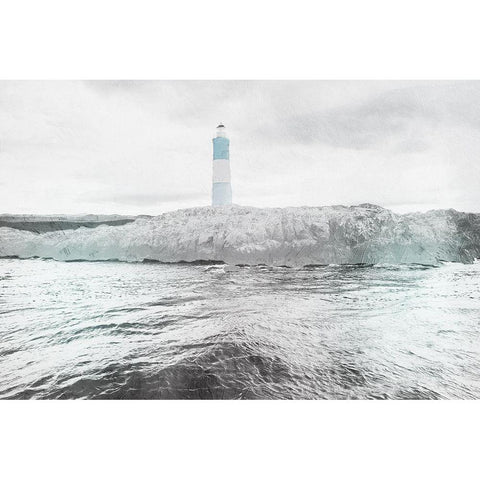 Sea Over Break Black Modern Wood Framed Art Print by Prime, Marcus