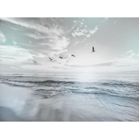 Sea Graced 1 Gold Ornate Wood Framed Art Print with Double Matting by Prime, Marcus