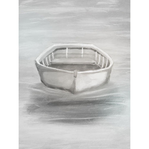 Floating Sea Hope 1 White Modern Wood Framed Art Print by Prime, Marcus