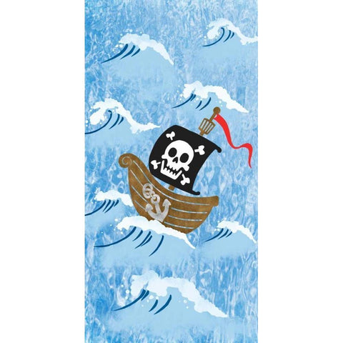 Pirate Sea Black Modern Wood Framed Art Print by Prime, Marcus
