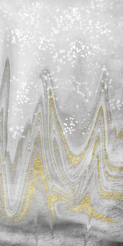 Shimmering Reality 1 White Modern Wood Framed Art Print with Double Matting by Prime, Marcus