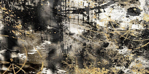 Golden Prime 1 White Modern Wood Framed Art Print with Double Matting by Prime, Marcus