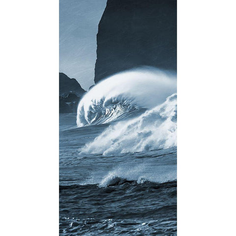 Brilliant Surf 2 Black Modern Wood Framed Art Print by Prime, Marcus