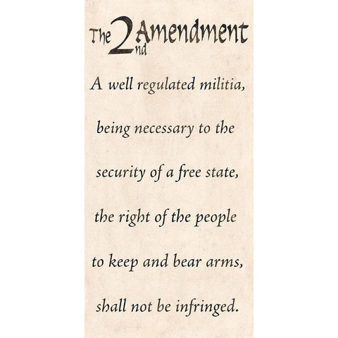 Rights To Bear 2 Gold Ornate Wood Framed Art Print with Double Matting by Prime, Marcus