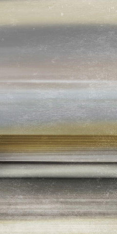 Distant Mirage 1 White Modern Wood Framed Art Print with Double Matting by Prime, Marcus
