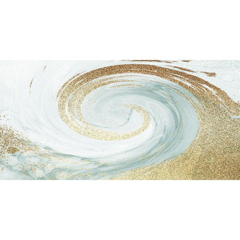 Sandy Wave 1 White Modern Wood Framed Art Print by Prime, Marcus