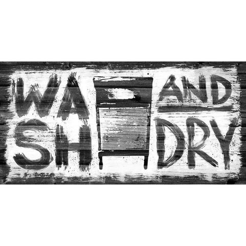 Wash And Dry 1 Gold Ornate Wood Framed Art Print with Double Matting by Prime, Marcus